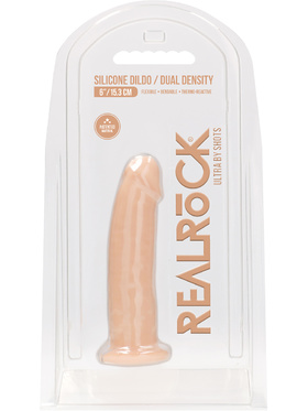 RealRock Ultra: Silicone Dildo / Dual Density, 15 cm, lys