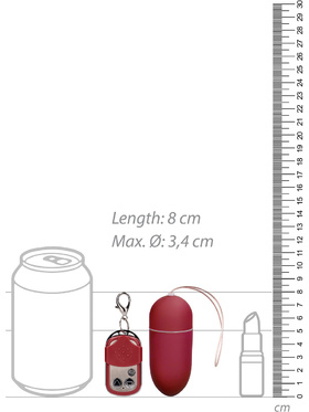 Shots Toys: Wireless Vibrating Egg, stor, rød