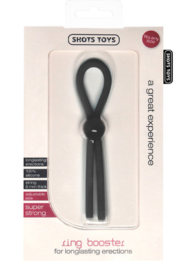 Shots Toys: Ring Booster, svart
