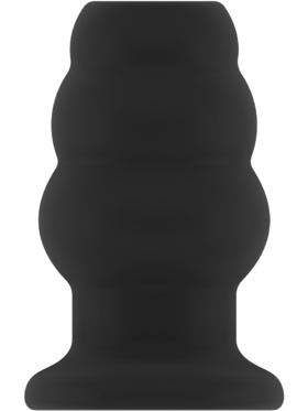 Sono: Large Hollow Tunnel Butt Plug No. 51, svart