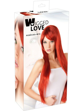 Wigged Love: Long, Straight, Red Wig