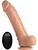 Loadz: Vibrating Squirting Dildo, 22cm, medium hudtone