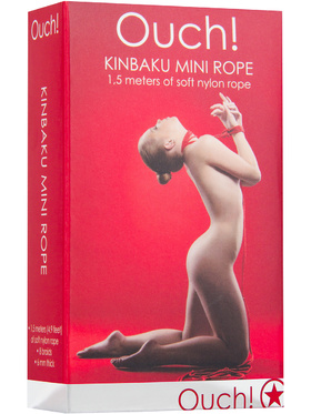 Ouch!: Kinbaku Mini Rope 1.5m, rød