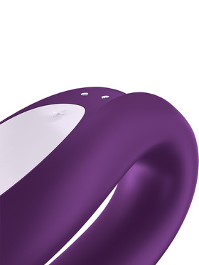 Satisfyer Connect: Double Joy, Partner Vibrator, lilla