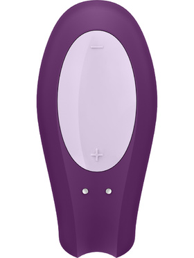 Satisfyer Connect: Double Joy, Partner Vibrator, lilla