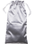 Satin Oppbevaringspose, 45 x 19.5 cm, sølv