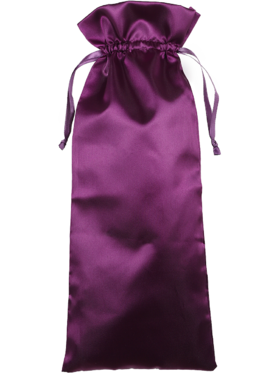 Satin Oppbevaringspose, 37 x 14.5 cm, lilla