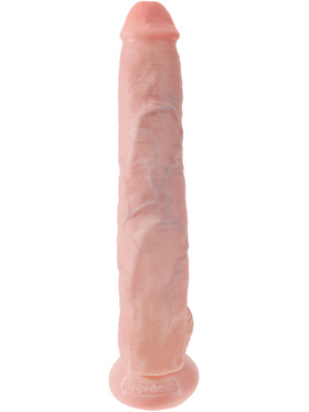 King Cock: Cock with Balls, 38 cm, lys