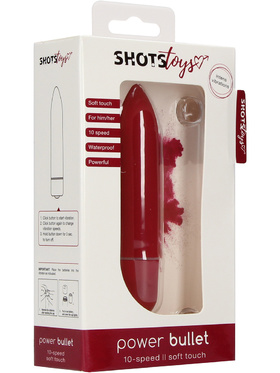 Shots Toys: Power Bullet, rød