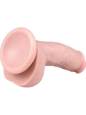 EasyToys: Realistic Dildo with Suction Cup, 15 cm, lys
