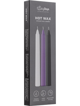EasyToys: Hot Wax, Sensual Wax Candles, 3 stk