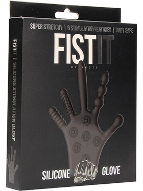 Fistit: Silicone Stimulation Glove, svart