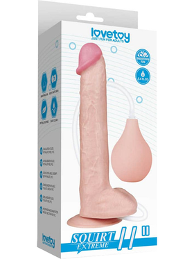 LoveToy: Squirt Extreme Dildo, 28 cm