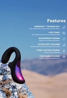 LELO: Enigma, Dual-Action Sonic Massager, lilla