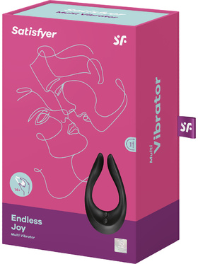 Satisfyer: Endless Joy, Multi Vibrator, svart