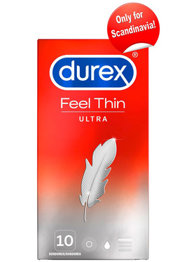 Durex: Feel Ultra Thin Condoms, 10 stk