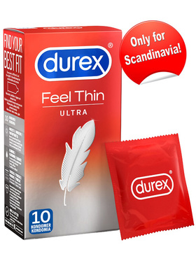 Durex: Feel Ultra Thin Condoms, 10 stk
