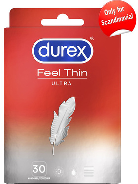 Durex: Feel Ultra Thin Condoms, 30 stk