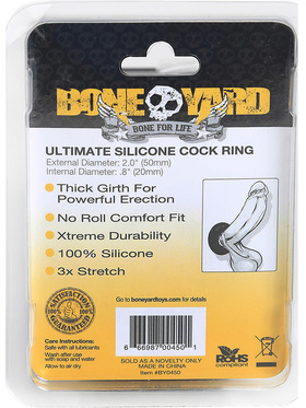 Boneyard: Ultimate Silicone Cock Ring