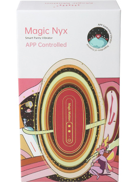 Magic Motion: Nyx, Smart App-Controlled Panty Vibrator, rød