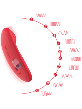 Magic Motion: Nyx, Smart App-Controlled Panty Vibrator, rød