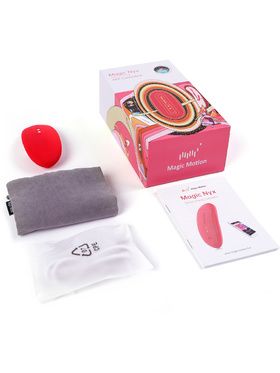 Magic Motion: Nyx, Smart App-Controlled Panty Vibrator, rød