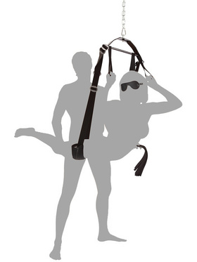 Bad Kitty: Love-Swing + Blindfold and Whip