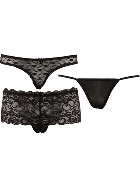 Cottelli Lingerie: Sett med Truser, 3 stk