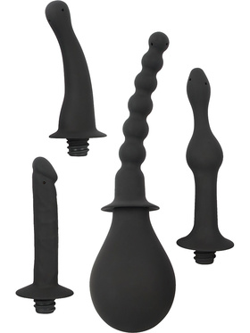 Black Velvets: Silicone Douche with 4 Attachments