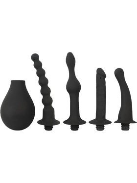 Black Velvets: Silicone Douche with 4 Attachments