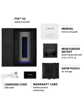 LELO: F1S V2 Pleasure Console Masturbator, blå