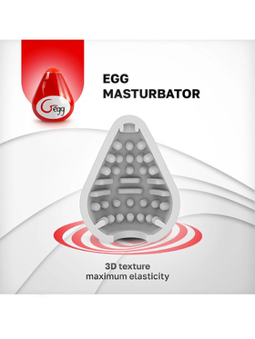Gvibe: Gegg, Egg Masturbator, rød