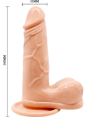 Barbara Genie: Roterende Dildovibrator, 15 cm