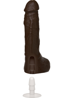 Doc Johnson: Bust It, Squirting Realistic Cock, 21 cm, mørk