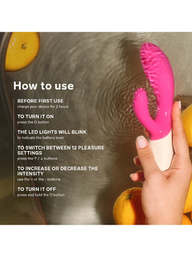 LELO: Ina Wave 2, Triple-Action Massager, rosa