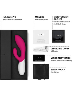 LELO: Ina Wave 2, Triple-Action Massager, rosa