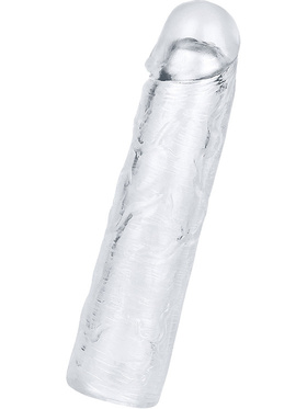 LoveToy: Flawless Clear, Penis Sleeve + 5 cm