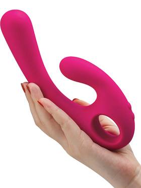 Nomi Tang: Flex Bi, Bendable Dual Vibrator, rosa