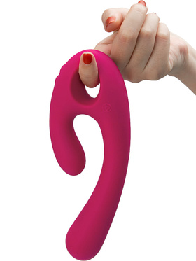 Nomi Tang: Flex Bi, Bendable Dual Vibrator, rosa