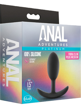 Anal Adventures: Vibra Slim Plug, medium