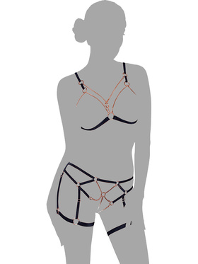 Cottelli Lingerie: BH-sett med stropper og kjeder