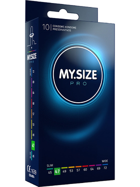 My.Size Pro: Kondomer 47mm, 10 stk