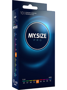 My.Size Pro: Kondomer 57mm, 10 stk