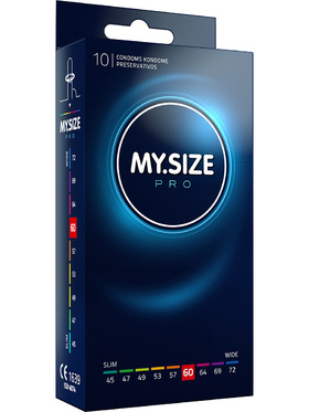 My.Size Pro: Kondomer 60mm, 10 stk
