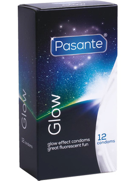 Pasante Glow: Kondomer, 12 stk