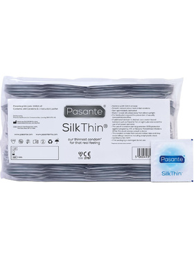 Pasante Silk Thin: Kondomer, 144 stk