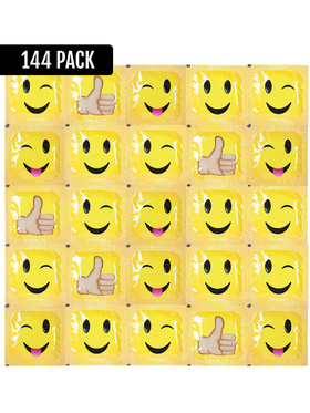 Pasante Smiley: Kondomer, 144 stk