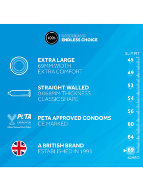 EXS Jumbo: Extra Large Kondomer, 24 stk