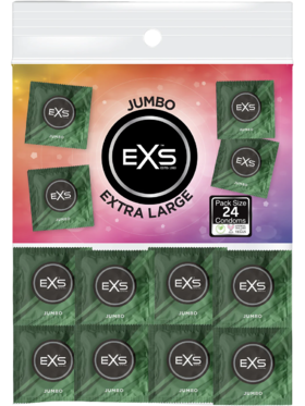 EXS Jumbo: Extra Large Kondomer, 24 stk