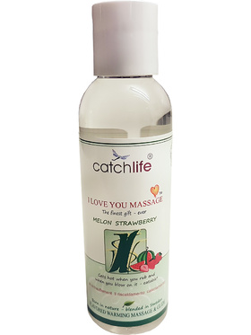 Catchlife: I Love you Massage, Melon og Jordbær, 75 ml